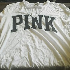 VS Pink cut-out Tee